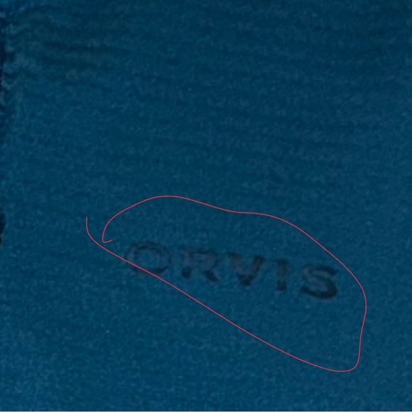 Orvis Men’s Quarter-Zip Pullover Blue Performance Sweater Size M - Picture 13 of 13